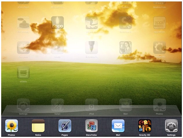 Fitur Multitasking (semacam ALT+TAB di Windows)