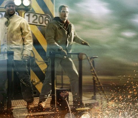 Denzel Washington and Chris Pine